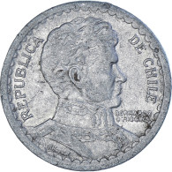 Monnaie, Chili, Peso, 1957, TTB, Aluminium, KM:179a - Chili