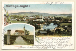 Bad Kötzting - Weissenregen / Germany: Total View - Church (Vintage PC Litho 1902) - Cham
