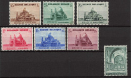 Belgique 1938 - COB 471/77 MNH ** - Cote 47,5 - Basilique Koekelberg - Nuevos