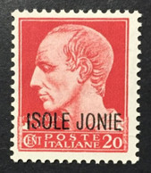1941 - Italia - Occupazione Isole Jonie - Cent 20 -  Nuovo - Islas Jónicas