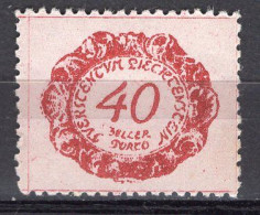 Q2594 - LIECHTENSTEIN TAXE Yv N°7 * - Postage Due