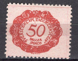 Q2595 - LIECHTENSTEIN TAXE Yv N°8 * - Segnatasse