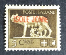 1941 - Italia - Occupazione Isole Jonie - Cent 5 - Lupa - Nuovo - Ionian Islands