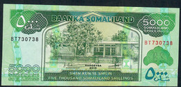 SOMALILAND P21c 5000 SHILLINGS DATED 2015 Issued In 2017 UNC. - Somalië
