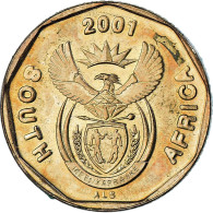 Monnaie, Afrique Du Sud, 10 Cents, 2001, SUP, Bronze Plated Steel, KM:224 - Afrique Du Sud