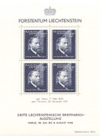 Liechtenstein 1938 - Bloc - MNH ** - Joseph Rheinberger - Furstentum - Blocchi & Fogli