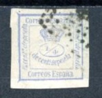 Espagne  Royaume 1872     Y&T   129a   Mi   109   Obl    ---     Couronne Royale  --  TB - Gebruikt