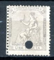 Espagne  République 1873     Y&T   137  Mi   132    X    ---     Sans Gomme  --  Perforé  --  TB - Unused Stamps