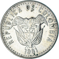 Monnaie, Colombie, 50 Pesos, 1991, TTB, Cuivre-Nickel-Zinc (Maillechort) - Colombie