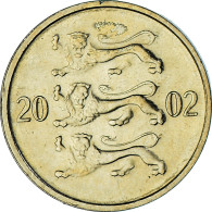 Monnaie, Estonie, 10 Senti, 2002, TTB+, Cupro-nickel Aluminium, KM:22 - Estland