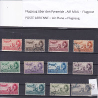 ÄGYPTEN - EGYPT - LUFTPOST - FLUGPOST- AIR MAIL - POSTE AERIENNE - FLUGZEUG 1947 KOMPLET - Poste Aérienne