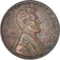 Monnaie, États-Unis, Lincoln Cent, Cent, 1965, U.S. Mint, Philadelphie, TTB - 1959-…: Lincoln, Memorial Reverse