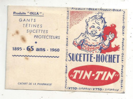 JC, Ticket De Pesée, 4 Pages, OLLA, Sucette-hochet TIN-TIN, 1960, 2 Scans - Ohne Zuordnung