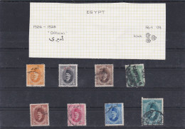 ÄGYPTEN - EGYPT - DIENSTMARKE - OFFICIAL - AMIRI 1924 GESTEMPELT - Dienstmarken