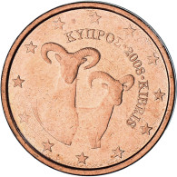 Chypre, 2 Euro Cent, 2008, TTB, Cuivre Plaqué Acier, KM:79 - Cyprus