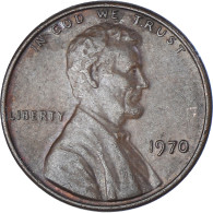 Monnaie, États-Unis, Lincoln Cent, Cent, 1970, U.S. Mint, Philadelphie, TTB - 1959-…: Lincoln, Memorial Reverse