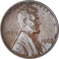 Monnaie, États-Unis, Lincoln Cent, Cent, 1965, U.S. Mint, Philadelphie, TTB - 1959-…: Lincoln, Memorial Reverse