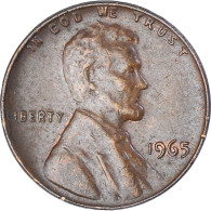Monnaie, États-Unis, Cent, 1965, Philadelphie, TTB, Copper-Zinc, KM:201 - 1959-…: Lincoln, Memorial Reverse