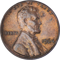 Monnaie, États-Unis, Lincoln Cent, Cent, 1964, U.S. Mint, Philadelphie, TTB - 1959-…: Lincoln, Memorial Reverse