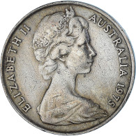 Monnaie, Australie, Elizabeth II, 10 Cents, 1975, Melbourne, TTB, Cupro-nickel - Victoria