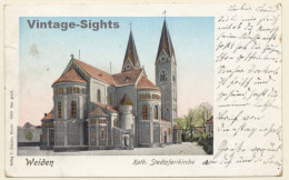 Weiden / Germany: Katholische Stadtpfarrkirche (Vintage PC 1901) - Weiden I. D. Oberpfalz