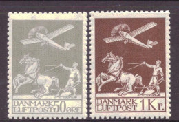 Denemarken / Danmark 180 & 181 MNH ** (1929) - Luchtpostzegels