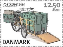 Denmark Danemark Danmark 2013 Europa CEPT Post Transport Cargo Post Bike Stamp Mint - Nuovi