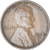 Monnaie, États-Unis, Cent, 1928, San Francisco, TTB, Bronze, KM:132 - 1959-…: Lincoln, Memorial Reverse