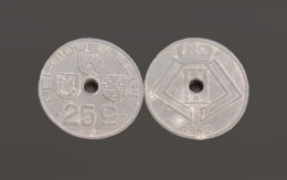 Belgique 25 Centimes 1942 TTB - 25 Cents
