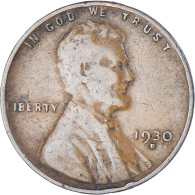 Monnaie, États-Unis, Cent, 1930, Denver, TB, Bronze, KM:132 - 1959-…: Lincoln, Memorial Reverse