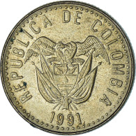 Monnaie, Colombie, 20 Pesos, 1991, TTB, Bronze-Aluminium, KM:282.1 - Colombie
