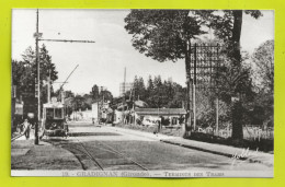 Photo REPRO D'une Carte Postale De GRADIGNAN Le Tram Au Terminus Voir Dos - Gradignan