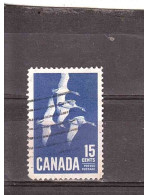 CANADA1963 15 CENTS UCCELLI - Used Stamps