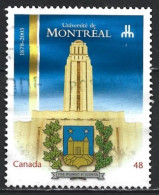 Canada 2003. Scott #1977 (U) University Of Montreal, 125th Anniv.  *Complete Issue* - Gebraucht