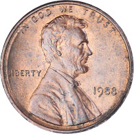 Monnaie, États-Unis, Lincoln Cent, Cent, 1988, U.S. Mint, Philadelphie, TTB - 1959-…: Lincoln, Memorial Reverse