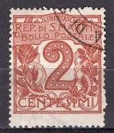 Y8186 - SAN MARINO Ss N°69 - SAINT-MARIN Yv N°68 - Used Stamps