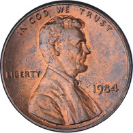 Monnaie, États-Unis, Lincoln Cent, Cent, 1984, U.S. Mint, Philadelphie, TTB - 1959-…: Lincoln, Memorial Reverse