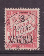 French Offices In Zanzibar Port Taxe 4 Used (1897) - Unused Stamps