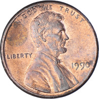 Monnaie, États-Unis, Lincoln Cent, Cent, 1990, U.S. Mint, Philadelphie, TB+ - 1959-…: Lincoln, Memorial Reverse