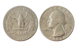 USA 1/4 $ 1942 IN ARGENTO WASHINGTON KM# 164 - 1932-1998: Washington