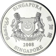 Monnaie, Singapour, 5 Dollars, 2008, Singapore Mint, Changi Airport Terminal 3 - Singapore