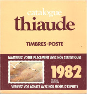 CATALOGUE THIAUDE FRANCE 1982 - France