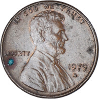 Monnaie, États-Unis, Lincoln Cent, Cent, 1979, U.S. Mint, Denver, TB+, Laiton - 1959-…: Lincoln, Memorial Reverse