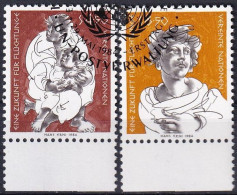UNO WIEN 1984 Mi-Nr. 43/44 O Used - Aus Abo - Used Stamps