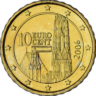 Autriche, 10 Euro Cent, 2006, Vienna, SPL, Laiton, KM:3085 - Austria