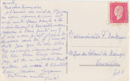 F CP "Le Lac Vert Et Le Mont Blanc" Obl. Le Fayet Le 4 Aout 45 Sur Dulac 1f50 N° 691 (Tarif Du 1/3/45) - 1944-45 Maríanne De Dulac