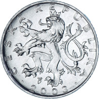 Monnaie, République Tchèque, 50 Haleru, 2003, SPL, Aluminium, KM:3.1 - Tschechische Rep.