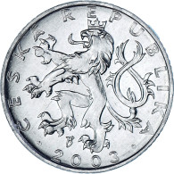 Monnaie, République Tchèque, 50 Haleru, 2003, SPL, Aluminium, KM:3.1 - Czech Republic