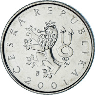 Monnaie, République Tchèque, Koruna, 2001, SPL, Nickel Plaqué Acier, KM:7 - Czech Republic