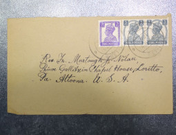 INDIA  Cover  1941 To Iowa USA    ~~L@@K~~ - Enveloppes